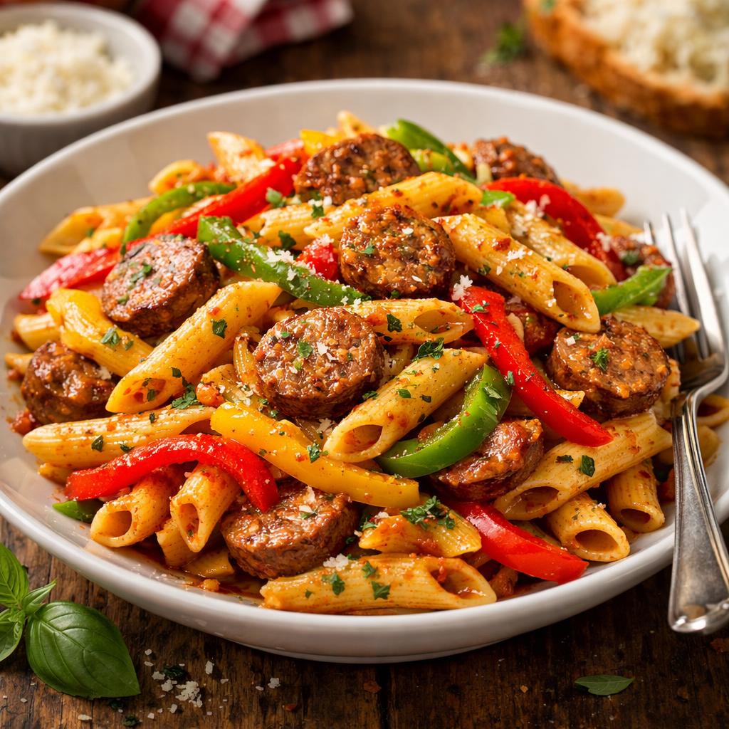 Quick Italian Sausage and Peppers Pasta