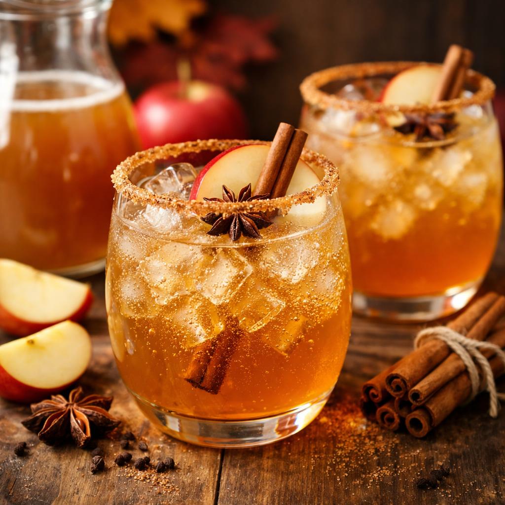 Spiced Apple Cider Mocktail