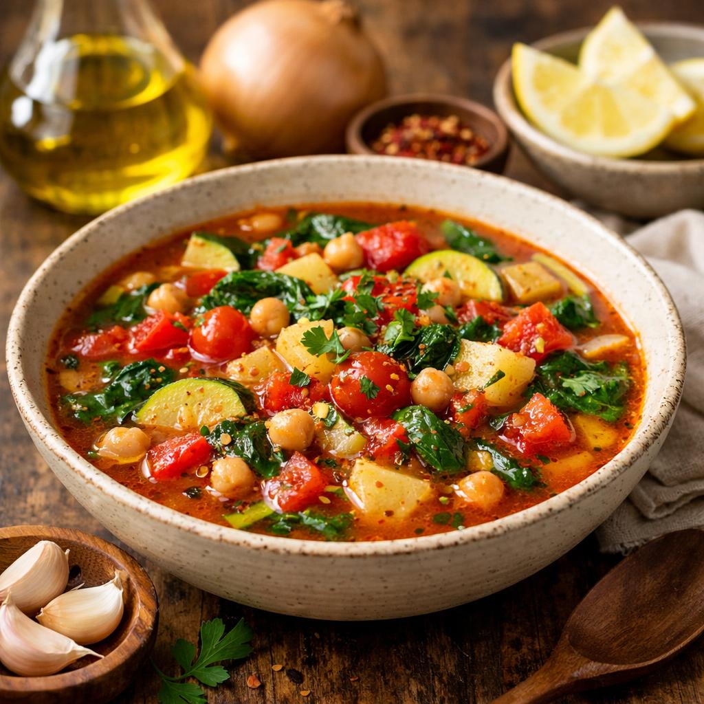 Spiced Breakfast Vegetable Soup