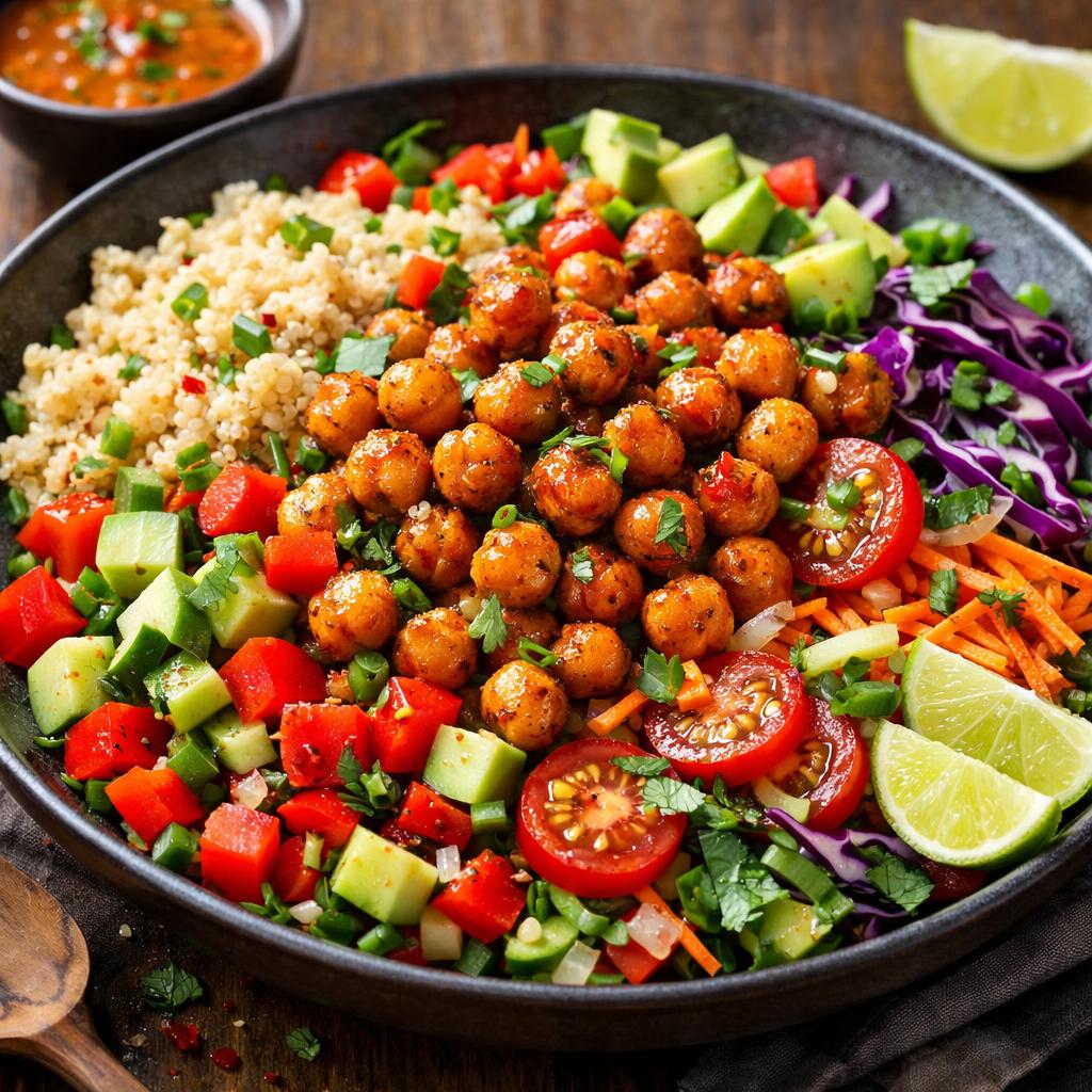 Spicy Chickpea & Quinoa Power Salad