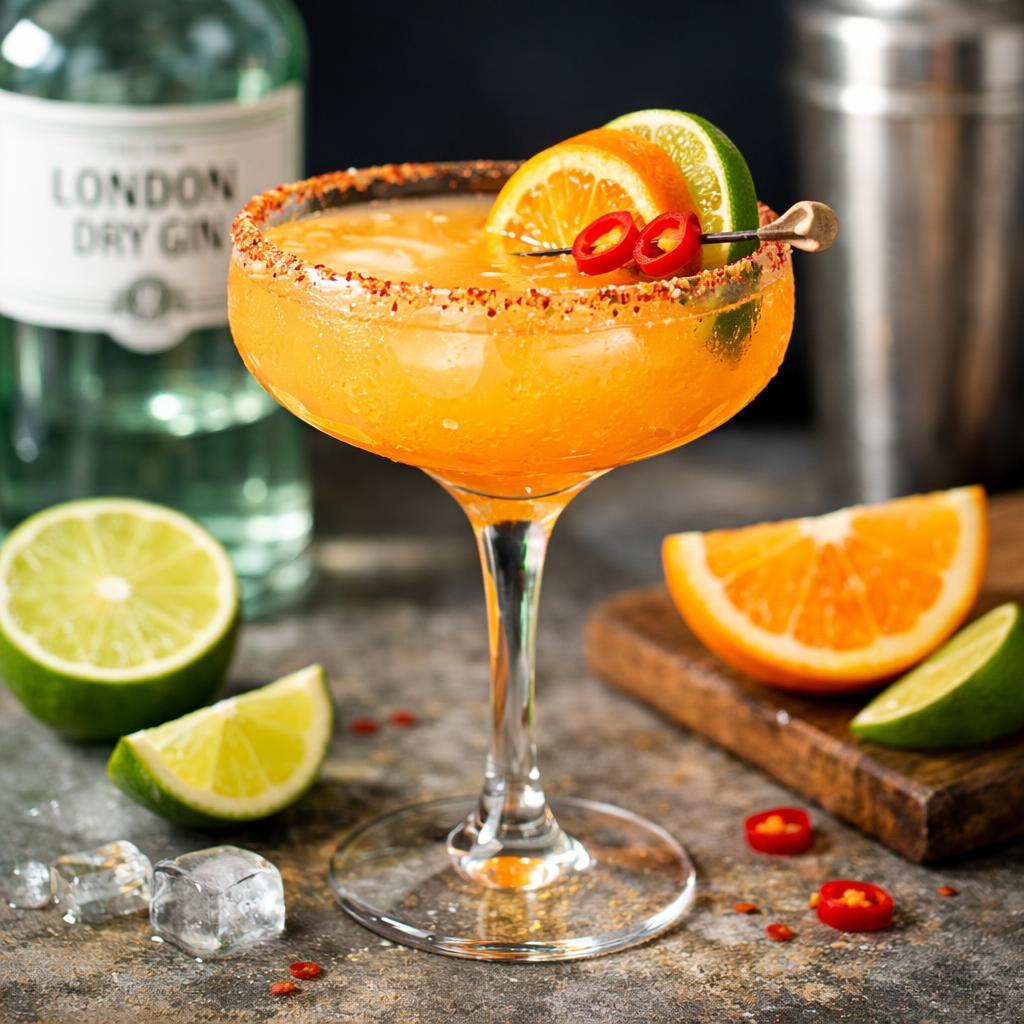 Spicy Jimmy-Inspired Citrus Gin Cocktail