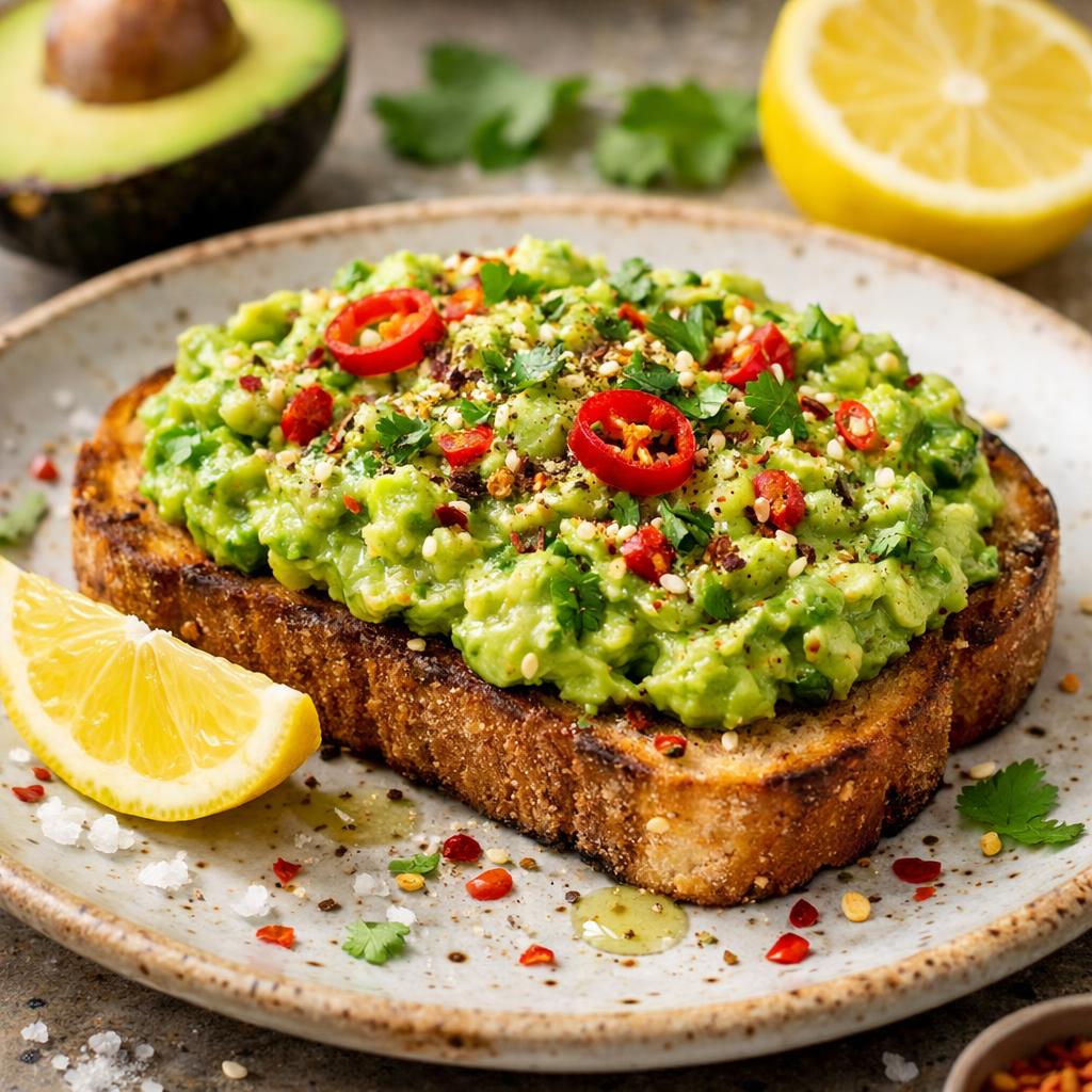 Spicy Vegan Avocado Toast