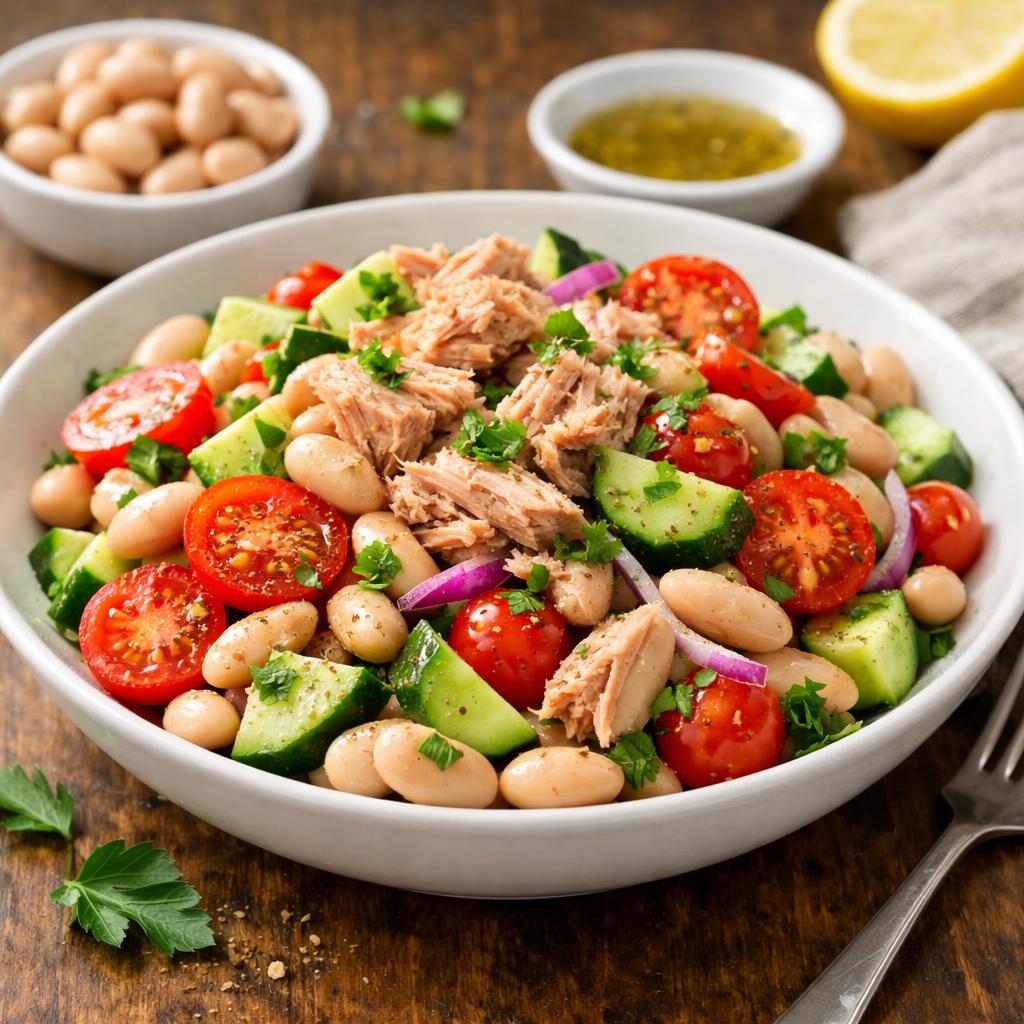Tuna and White Bean Power Salad