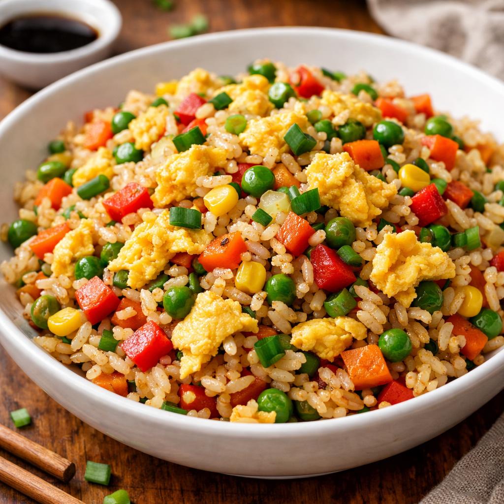 Vegetable Fried Rice with Egg
