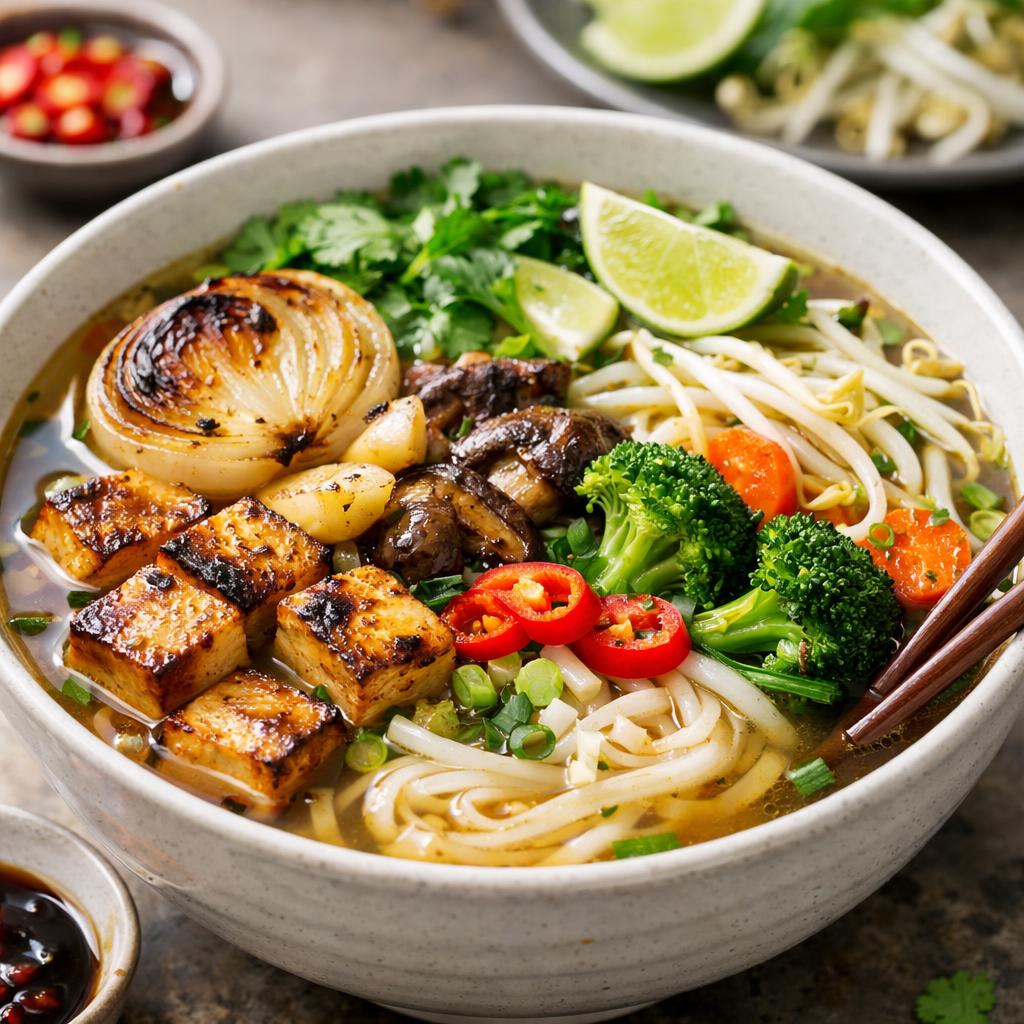 Vegetarian Pho Broth Bowl
