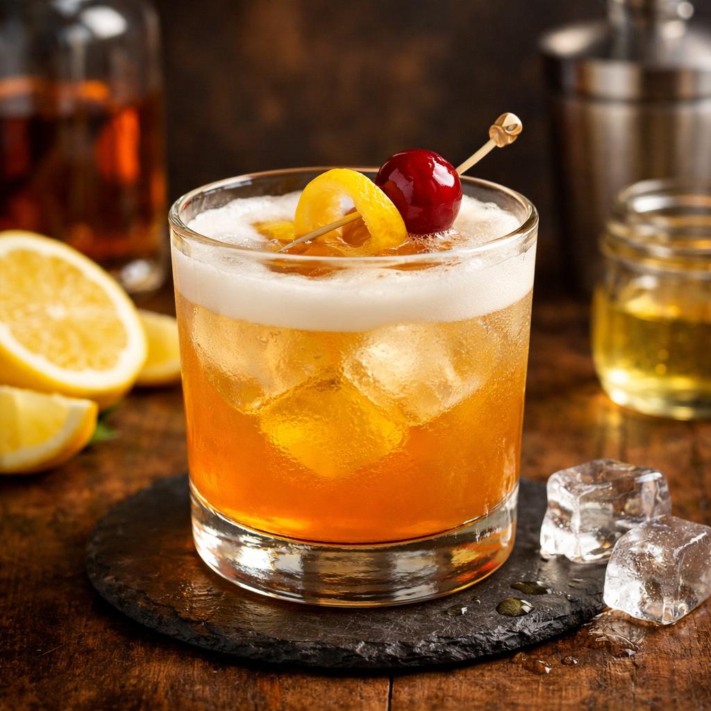 Whiskey Sour Cocktail
